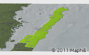 Physical Panoramic Map of Borgholm Kommun, darken, semi-desaturated