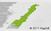 Physical Panoramic Map of Borgholm Kommun, lighten, desaturated