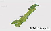 Satellite Panoramic Map of Borgholm Kommun, cropped outside