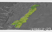 Satellite Panoramic Map of Borgholm Kommun, desaturated