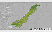 Satellite Panoramic Map of Borgholm Kommun, lighten, desaturated