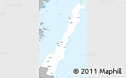 Gray Simple Map of Borgholm Kommun