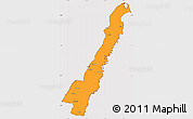 Political Simple Map of Borgholm Kommun, cropped outside