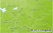 Physical 3D Map of Emmaboda Kommun