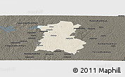 Shaded Relief Panoramic Map of Emmaboda Kommun, darken