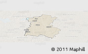 Shaded Relief Panoramic Map of Emmaboda Kommun, lighten