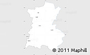 Silver Style Simple Map of Emmaboda Kommun, single color outside