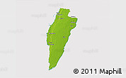 Physical 3D Map of Mörbylanga Kommun, cropped outside