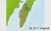 Satellite 3D Map of Mörbylanga Kommun, physical outside