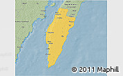Savanna Style 3D Map of Mörbylanga Kommun