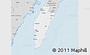 Silver Style 3D Map of Mörbylanga Kommun
