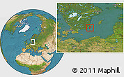 Satellite Location Map of Mörbylanga Kommun