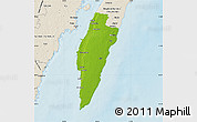 Physical Map of Mörbylanga Kommun, shaded relief outside