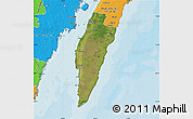 Satellite Map of Mörbylanga Kommun, political outside