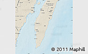 Shaded Relief Map of Mörbylanga Kommun