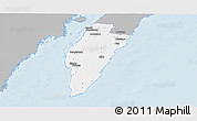 Gray Panoramic Map of Mörbylanga Kommun, single color outside