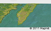 Satellite Panoramic Map of Mörbylanga Kommun