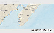 Shaded Relief Panoramic Map of Mörbylanga Kommun