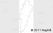 Blank Simple Map of Mörbylanga Kommun, cropped outside