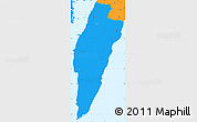Political Simple Map of Mörbylanga Kommun