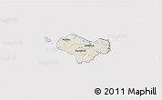 Shaded Relief 3D Map of Bastad Kommun, cropped outside