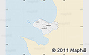 Classic Style Map of Bastad Kommun, single color outside