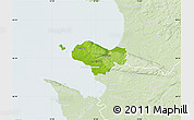 Physical Map of Bastad Kommun, lighten