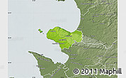 Physical Map of Bastad Kommun, semi-desaturated