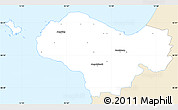 Classic Style Simple Map of Bastad Kommun, single color outside