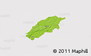 Physical 3D Map of Örkelljunga Kommun, cropped outside