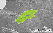 Physical 3D Map of Örkelljunga Kommun, desaturated