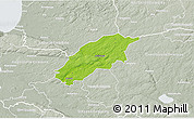 Physical 3D Map of Örkelljunga Kommun, lighten, semi-desaturated