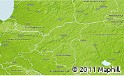 Physical 3D Map of Örkelljunga Kommun