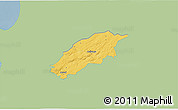 Savanna Style 3D Map of Örkelljunga Kommun, single color outside
