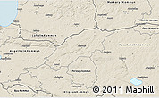Shaded Relief 3D Map of Örkelljunga Kommun