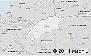 Silver Style 3D Map of Örkelljunga Kommun