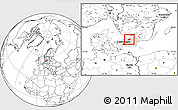 Blank Location Map of Örkelljunga Kommun, highlighted parent region
