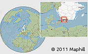 Savanna Style Location Map of Örkelljunga Kommun, highlighted country, highlighted parent region, hill shading