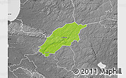 Physical Map of Örkelljunga Kommun, desaturated