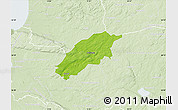 Physical Map of Örkelljunga Kommun, lighten