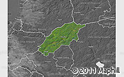 Satellite Map of Örkelljunga Kommun, desaturated