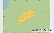 Savanna Style Map of Örkelljunga Kommun, single color outside