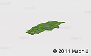 Satellite Panoramic Map of Örkelljunga Kommun, cropped outside