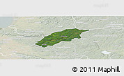 Satellite Panoramic Map of Örkelljunga Kommun, lighten