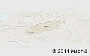 Shaded Relief Panoramic Map of Örkelljunga Kommun, lighten