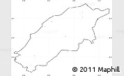 Blank Simple Map of Örkelljunga Kommun, cropped outside, no labels