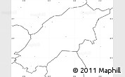 Blank Simple Map of Örkelljunga Kommun, no labels