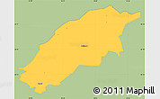 Savanna Style Simple Map of Örkelljunga Kommun, single color outside