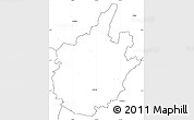 Blank Simple Map of Östra Göinge Kommun
