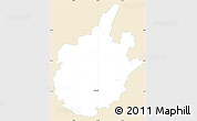 Classic Style Simple Map of Östra Göinge Kommun, single color outside
